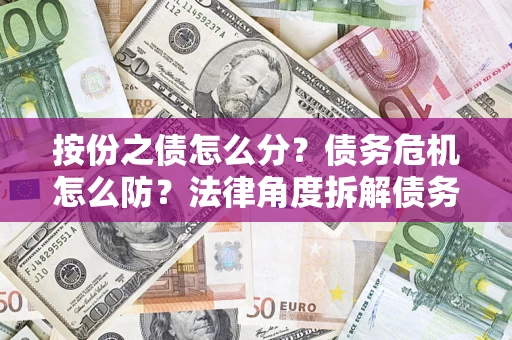 北京按份之债怎么分？债务危机怎么防？法律角度拆解债务分配与风险自保指南
