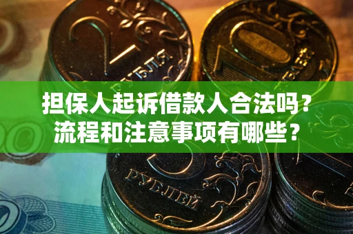 北京担保人起诉借款人合法吗？流程和注意事项有哪些？