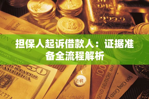 北京担保人起诉借款人：证据准备全流程解析