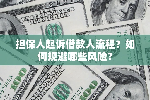 北京担保人起诉借款人流程？如何规避哪些风险？