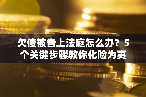 北京欠债被告上法庭怎么办？5个关键步骤教你化险为夷